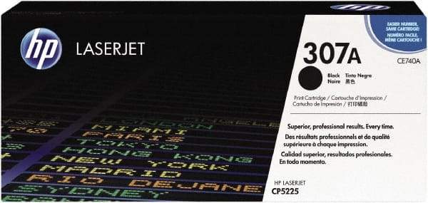 Hewlett-Packard - Black Toner Cartridge - Use with HP Color LaserJet Professional CP5225 - Americas Industrial Supply