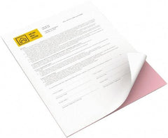 Xerox - 8-1/2" x 11" Pink & White Digital Carbonless Paper - Use with Laser Copiers, Laser Printers - Americas Industrial Supply