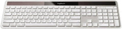 Logitech - Silver Wireless Keyboard - Use with Mac OS X 10.4 & Later - Americas Industrial Supply