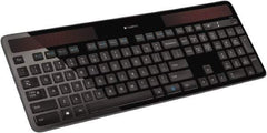 Logitech - Black Wireless Keyboard - Use with Windows XP, Vista, 7 - Americas Industrial Supply