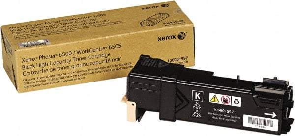 Xerox - Black Toner Cartridge - Use with Xerox Phaser 6500, WorkCentre 6505 - Americas Industrial Supply