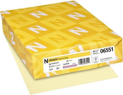 Neenah Paper - 8-1/2" x 11" Baronial Ivory Copy Paper - Use with Laser Printers, Copiers, Inkjet Printers - Americas Industrial Supply