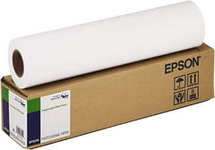 Epson - White Paper-Photo Print Roll - Use with Inkjet Printers - Americas Industrial Supply