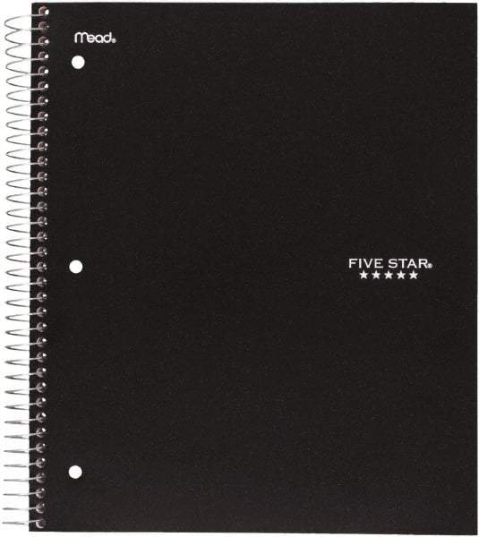 Five Star - 200 Sheet, 8-1/2 x 11", College Ruled 5 Subject Notebook - Assorted Colors - Americas Industrial Supply