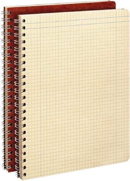 AMPAD - 76 Sheet, 11-3/4 x 9-1/4", Quadrille Computation Book - Brown - Americas Industrial Supply