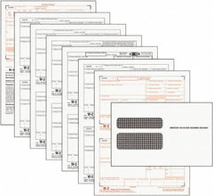 TOPS - 24 Sheet, 5-1/2 x 8-1/2", Tax Form/Envelope Kit - White - Americas Industrial Supply