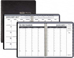 House of Doolittle - 12 Sheet, 8-1/2 x 11", Weekly/Monthly Planner - Black - Americas Industrial Supply