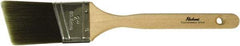 Richard - 2" Angled Polyester Angular Brush - 2-1/2" Bristle Length, 7-1/4" Wood Sash Handle - Americas Industrial Supply