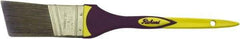 Richard - 1-1/2" Angled Polyester Angular Brush - 2-1/4" Bristle Length, 7-3/8" Rubber Sash Handle - Americas Industrial Supply