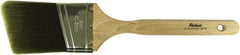 Richard - 2-1/2" Angled Polyester Angular Brush - 3" Bristle Length, 7-1/4" Wood Sash Handle - Americas Industrial Supply