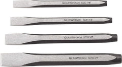 GearWrench - 4 Piece Cold Chisel Set - Sizes Included 7/16 to 3/4" - Americas Industrial Supply