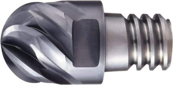OSG - PXBM Grade XP3320 Carbide Ball Nose Milling Tip Insert - SiC Finish, 6 Flutes, 3/4" Cutting Diam, 0.525" Depth of Cut - Americas Industrial Supply