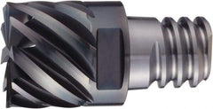 OSG - PXSM Grade XP3225 Carbide End Milling Tip Insert - Cr Finish, 10 Flutes, 1" Cutting Diam, 0.7" Depth of Cut, 42° Helix - Americas Industrial Supply