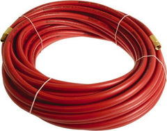 Continental ContiTech - 1/2" ID x 0.78" OD 75' Long Multipurpose Air Hose - MNPT x FNPT Ends, 300 Working psi, -10 to 158°F, 1/2" Fitting, Red - Americas Industrial Supply
