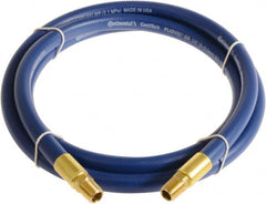 Continental ContiTech - 1/2" ID x 0.78" OD 10' Long Multipurpose Air Hose - MNPT x MNPT Ends, 300 Working psi, -10 to 158°F, 1/2" Fitting, Blue - Americas Industrial Supply