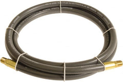 Continental ContiTech - 1/4" ID x 0.45" OD 3' Long Multipurpose Air Hose - MNPT x MNPT Ends, 300 Working psi, -10 to 158°F, 1/4" Fitting, Gray - Americas Industrial Supply