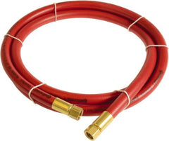 Continental ContiTech - 1/2" ID x 0.78" OD 10' Long Multipurpose Air Hose - FNPT x FNPT Ends, 300 Working psi, -10 to 158°F, 1/2" Fitting, Red - Americas Industrial Supply