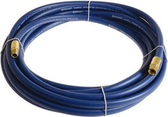 Continental ContiTech - 1/4" ID x 0.45" OD 75' Long Multipurpose Air Hose - MNPT x FNPT Ends, 300 Working psi, -10 to 158°F, 1/4" Fitting, Blue - Americas Industrial Supply