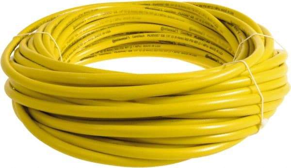 Continental ContiTech - 1/4" ID x 0.45" OD 100' Long Multipurpose Air Hose - 300 Working psi, -10 to 158°F, Yellow - Americas Industrial Supply