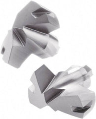 OSG - Series 78PXD, 15.08mm Diam Grade CF225 140° Replaceable Drill Tip - Carbide, Uncoated, 3 Seat Size - Americas Industrial Supply