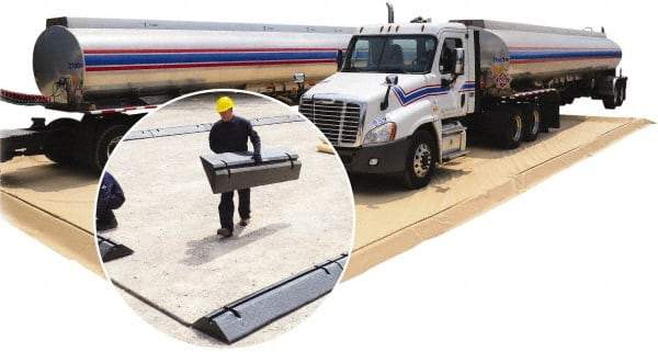 UltraTech - 6' Long x 1.5' Wide x 6" High, Spill Containment Wall - Compatible with Berm - Americas Industrial Supply