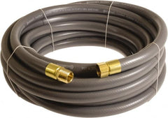 Continental ContiTech - 3/4" ID x 1.11" OD 75' Long Multipurpose Air Hose - MNPT x FNPT Ends, 250 Working psi, -10 to 158°F, 3/4" Fitting, Gray - Americas Industrial Supply