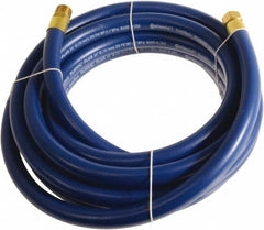Continental ContiTech - 3/4" ID x 1.11" OD 75' Long Multipurpose Air Hose - MNPT x FNPT Ends, 250 Working psi, -10 to 158°F, 3/4" Fitting, Blue - Americas Industrial Supply