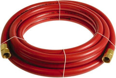 Continental ContiTech - 3/4" ID x 1.11" OD 75' Long Multipurpose Air Hose - FNPT x FNPT Ends, 250 Working psi, -10 to 158°F, 3/4" Fitting, Red - Americas Industrial Supply