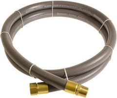 Continental ContiTech - 3/4" ID x 1.11" OD 3' Long Multipurpose Air Hose - MNPT x FNPT Ends, 250 Working psi, -10 to 158°F, 3/4" Fitting, Gray - Americas Industrial Supply