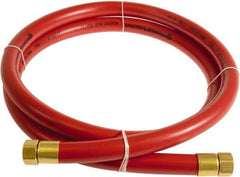 Continental ContiTech - 3/4" ID x 1.11" OD 3' Long Multipurpose Air Hose - FNPT x FNPT Ends, 250 Working psi, -10 to 158°F, 3/4" Fitting, Red - Americas Industrial Supply