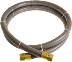 Continental ContiTech - 3/4" ID x 1.11" OD 3' Long Multipurpose Air Hose - FNPT x FNPT Ends, 250 Working psi, -10 to 158°F, 3/4" Fitting, Gray - Americas Industrial Supply