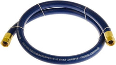 Continental ContiTech - 3/4" ID x 1.11" OD 5' Long Multipurpose Air Hose - FNPT x FNPT Ends, 250 Working psi, -10 to 158°F, 3/4" Fitting, Blue - Americas Industrial Supply