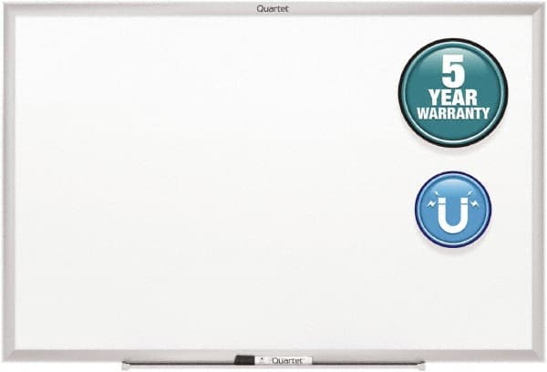 Quartet - 36" High x 48" Wide Magnetic Dry Erase Board - Steel, Includes Dry-Erase Marker & Mounting Kit - Americas Industrial Supply