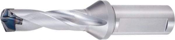 OSG - 0.551 to 0.57" Diam, 5xD, 2.805" Max Depth, 5/8" Shank Diam, 3.657" Flute, Replaceable Tip Drill - PXDH\x85. Insert, 1 Seat Size, PXDZ Toolholder, Series 52400 - Americas Industrial Supply