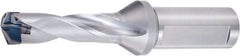 OSG - 0.63 to 0.668" Diam, 5xD, 3-1/4" Max Depth, 3/4" Shank Diam, 4.083" Flute, Replaceable Tip Drill - PXDH\x85. Insert, 4 Seat Size, PXDZ Toolholder, Series 52400 - Americas Industrial Supply