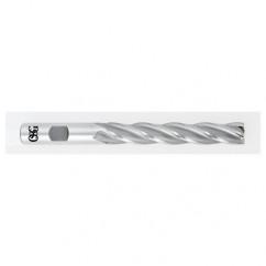 1 Dia. x 8-1/2 Overall Length 6-Flute Square End HSS-CO SE End Mill-Round Shank-Center Cutting-TiCN - Americas Industrial Supply
