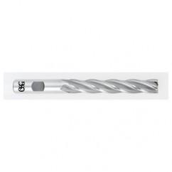1 Dia. x 8-1/2 Overall Length 4-Flute Square End HSS-CO SE End Mill-Round Shank-Center Cutting-TiCN - Americas Industrial Supply