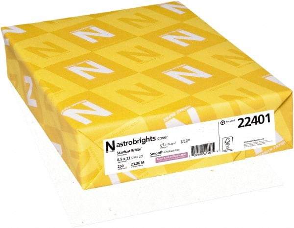 Neenah Paper - 8-1/2" x 11" Stardust White Copy Paper - Use with Inkjet Printers, Laser Printers, Copiers - Americas Industrial Supply