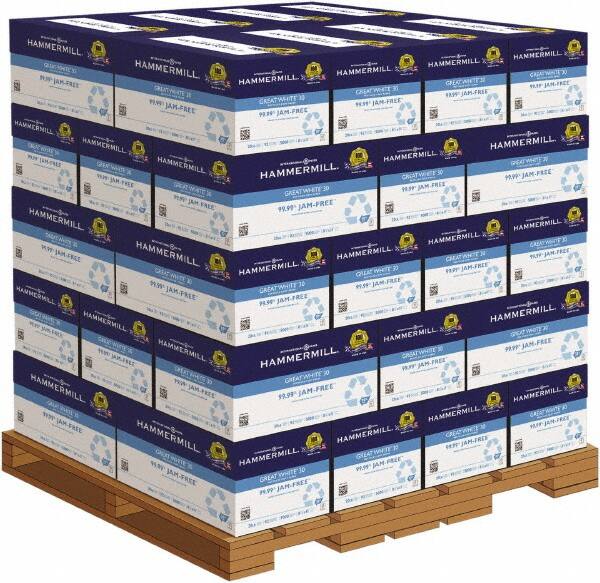 Hammermill - 8-1/2" x 11" White Copy Paper - Use with Laser Printers, Inkjet Printers, Copiers - Americas Industrial Supply