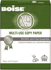 Boise - 8-1/2" x 11" White Copy Paper - Use with High-Speed Copiers, Fax Machines, Laser Printers, Inkjet Printers - Americas Industrial Supply