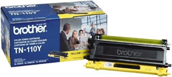 Brother - Yellow Toner Cartridge - Use with Brother DCP-9040CN, 9045CDN, HL-4040CDN, 4040CN, 4070CDW, MFC-9440CN, 9550CDN, 9840CDW - Americas Industrial Supply