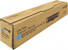 Xerox - Cyan Toner Cartridge - Use with Xerox WorkCentre 7525, 7535, 7530, 7545, 7556 - Americas Industrial Supply