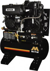 MI-T-M - Stationary Gas Air Compressors Horsepower: 9.0 Cubic Feet per Minute: 29.00 - Americas Industrial Supply