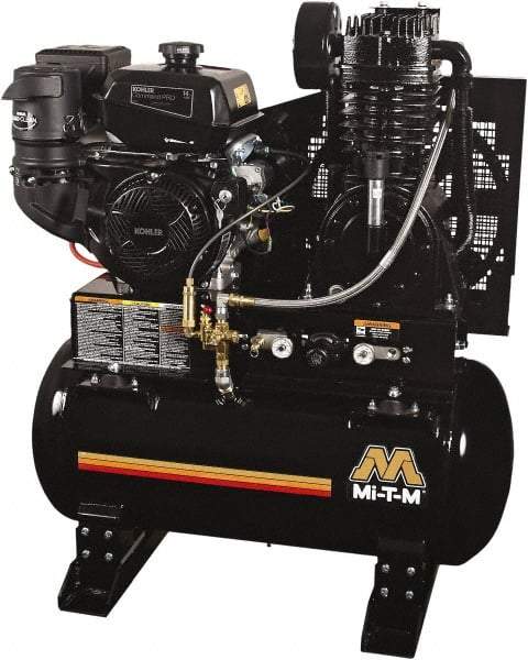 MI-T-M - Stationary Gas Air Compressors Horsepower: 14 Cubic Feet per Minute: 29.00 - Americas Industrial Supply