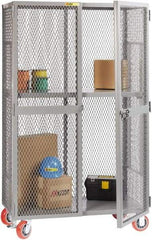 Little Giant - 1 Shelf Visible Storage Cabinet - Steel, 61" Wide x 33" Deep x 81" High, Gray - Americas Industrial Supply