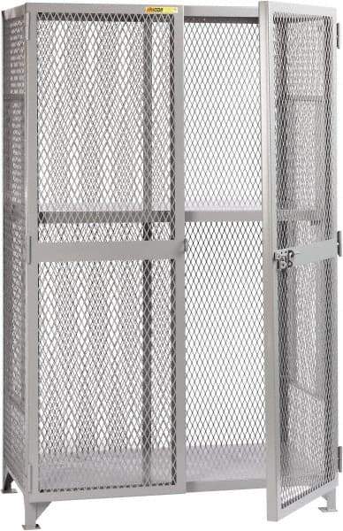 Little Giant - 1 Shelf Visible Storage Cabinet - Steel, 49" Wide x 27" Deep x 78" High, Gray - Americas Industrial Supply