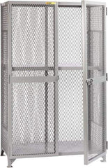 Little Giant - 1 Shelf Visible Storage Cabinet - Steel, 49" Wide x 27" Deep x 78" High, Gray - Americas Industrial Supply