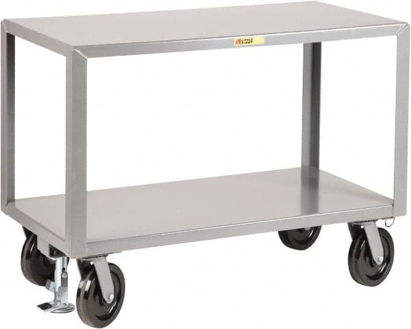 Little Giant - Mobile Workbench - Steel, Fixed Leg, Gray, 36" Long x 24" Deep x 36" High - Americas Industrial Supply
