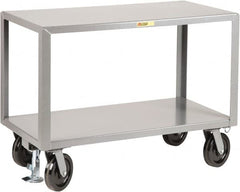Little Giant - Mobile Workbench - Steel, Fixed Leg, Gray, 72" Long x 36" Deep x 36" High - Americas Industrial Supply