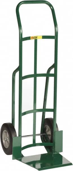 Little Giant - 800 Lb Capacity 47" OAH Hand Truck - 13-1/2 x 16" Base Plate, Continuous Handle, Steel, Solid Rubber Wheels - Americas Industrial Supply